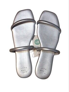 NWT A New Day Winnie Silver Sandals